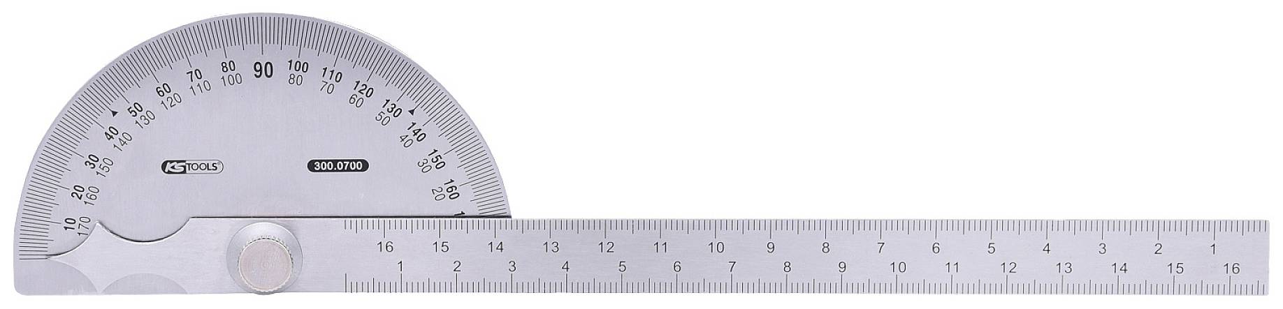 KS Tools 3000700 300.0700 Mesureur d'angle 180 °