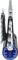Un cheviller, partiellement coupé, révèle sa structure interne en plastique avec renfort métallique pour une fixation sûre dans les murs.