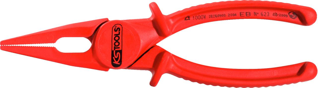KS Tools 117.1640 Pince à becs plats plastique 200 mm