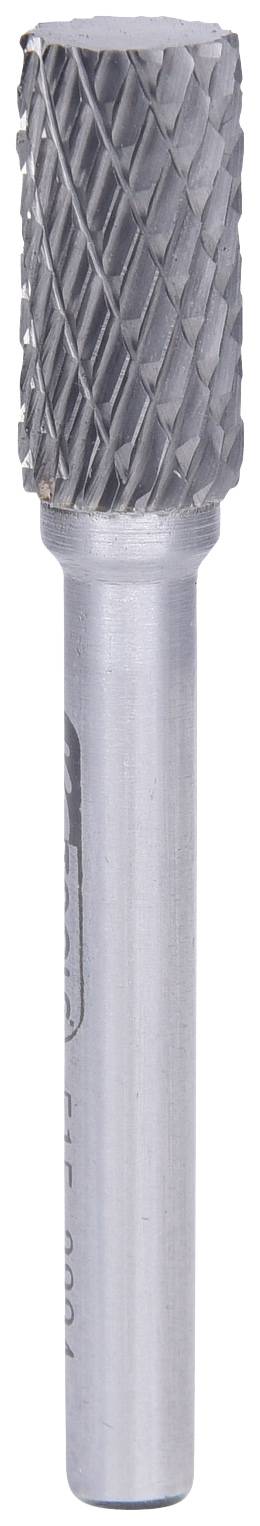 Fraise en métal à tige cylindrique et tête de coupe dentelée, adaptée à l'usinage des métaux et à l'enlèvement de matière précis.