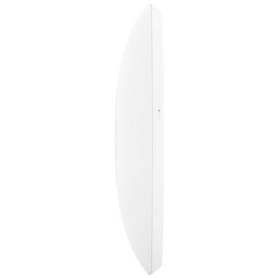 Un objet blanc, étroit et vertical, vu de profil, probablement un appareil technique moderne ou un élément de mobilier.