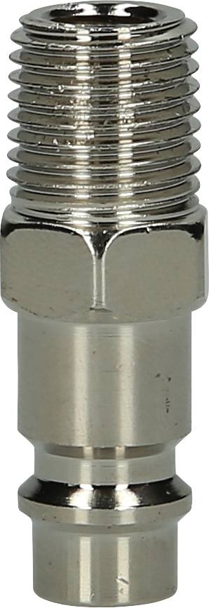 Vanne métallique filetée avec base lisse, adaptée à la régulation de pression dans les applications industrielles.