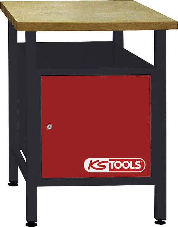 KS Tools 865.0012 Établi (l x H x P) 600 x 840 x 600.0 mm noir-rouge