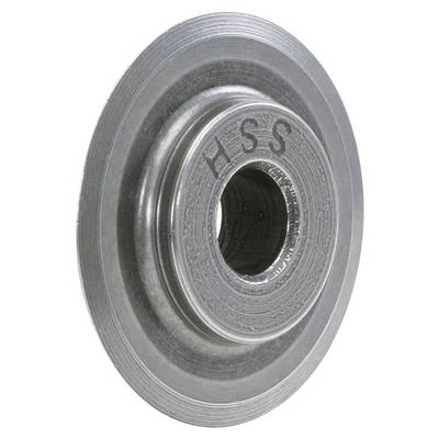 Disque métallique avec un trou au centre portant l'inscription 'HSS'. Utilisé dans les processus d'usinage.