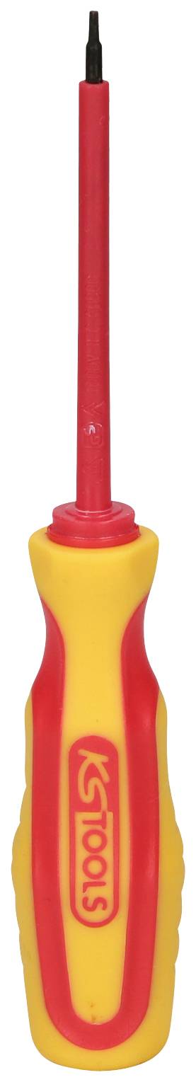 KS Tools 1171631 VDE Clé coudée pour vis à 6 pans creux Taille (métrique): 1.5 mm Longueur de la lame: 75.0 mm