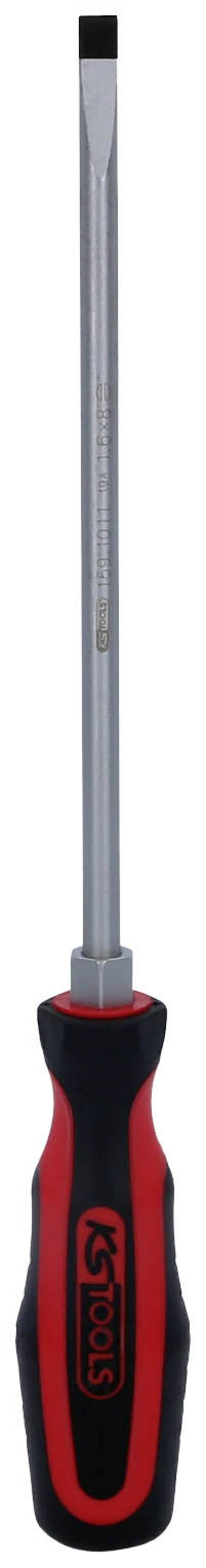 KS Tools 1591011  Tournevis pour vis à fente  Longueur de la lame: 200.0 mm DIN 5265