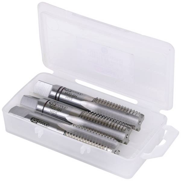 KS Tools 331.0200 3310200 Set de tarauds manuels métrique M20 x 2.5 coupe à droite acier 1 pc(s)