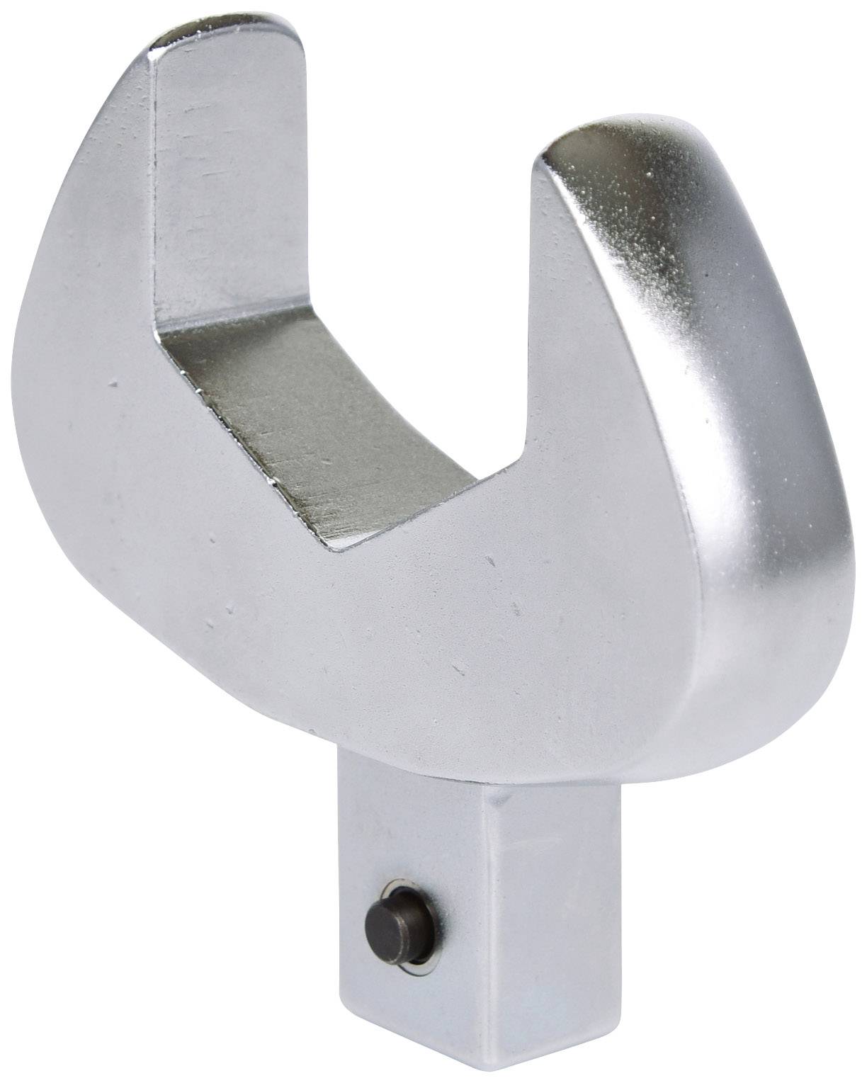 Accessoire métallique en forme de U pour remorque, avec tige carrée. Utilisé comme pièce d'attelage pour remorques ou connexions similaires.