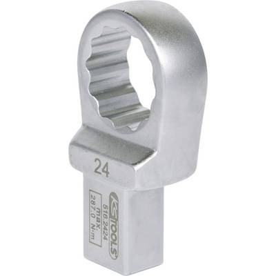 Une tête de clé à ergots en argent de 24 mm. L'inscription indique 'KS Tools' et une capacité maximale de 287 Nm.
