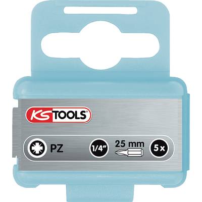 KS Tools 910.2219 9102219 Embout cruciforme PZ 1 acier inoxydable V2A inoxydable C 6.3 5 pc(s)