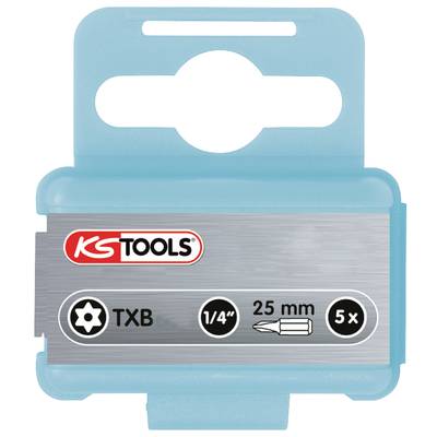KS Tools 910.2342 9102342 Embout Torx TB 10 acier inoxydable V2A inoxydable C 6.3 5 pc(s)