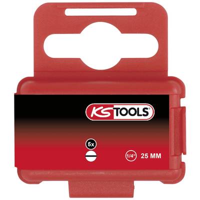 KS Tools 911.3308 Embout pour vis à tête fendue     5 pc(s)