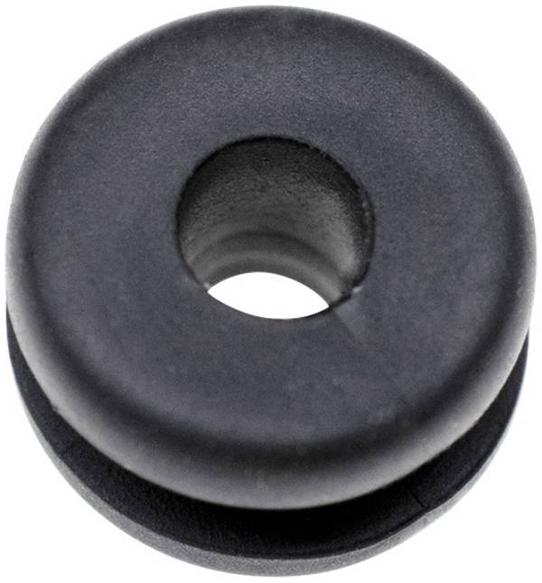 TRU COMPONENTS TC-10820696 Passe-câbles Ø max. des bornes 12 mm Epaisseur de plaque (maxi) 1 mm PVC noir 1000 pc(s)