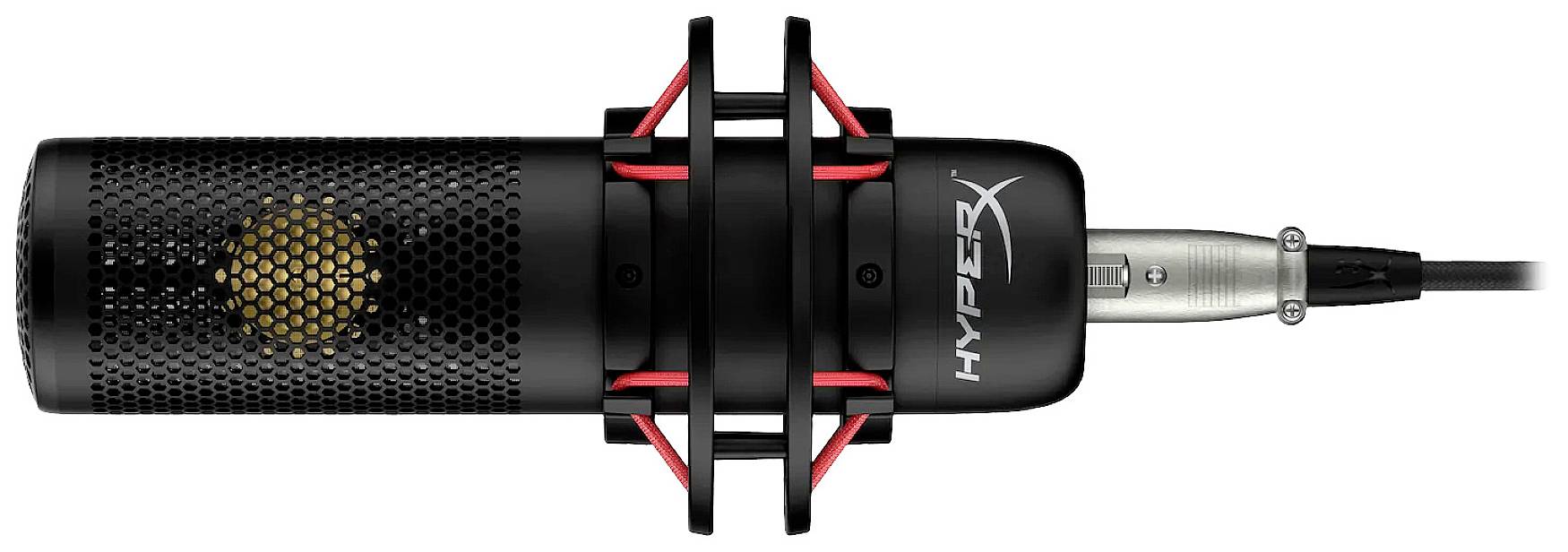 Microphone a condensateur HyperX ProCast, cardioide, XLR, filtre anti-pop, noir-4