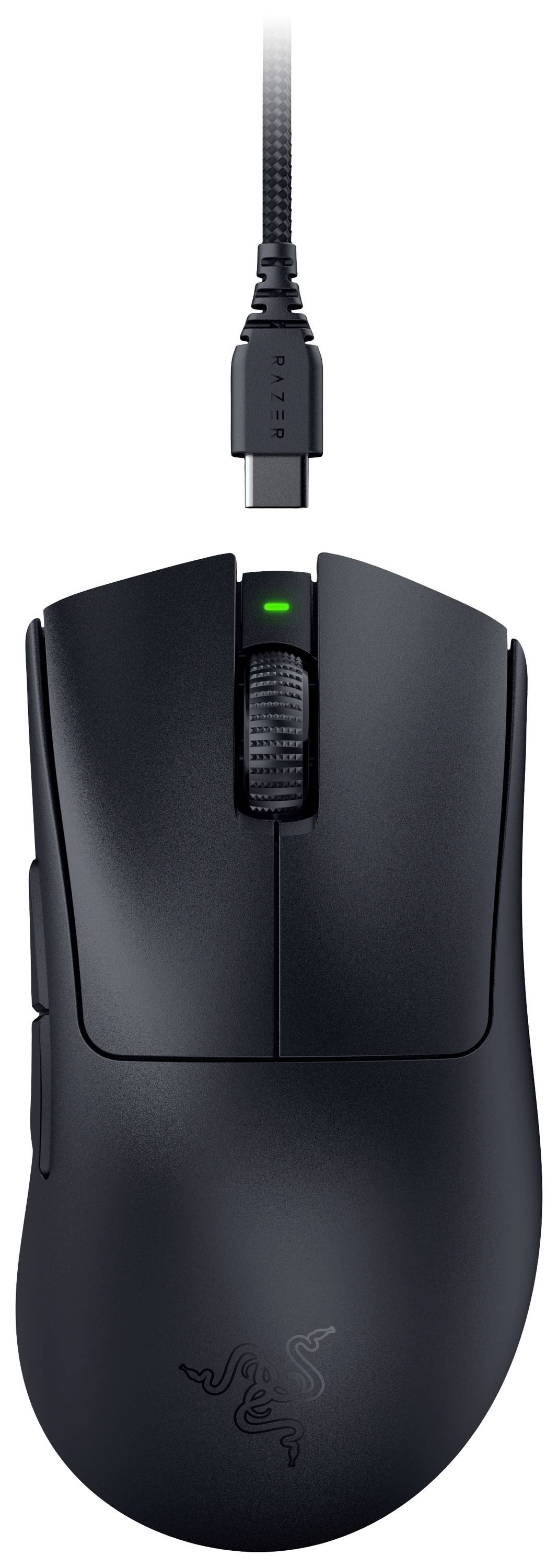 Razer DeathAdder V3 Pro, Droitier, Optique, RF Wireless + USB Type-C, 30000 DPI, Noir-0