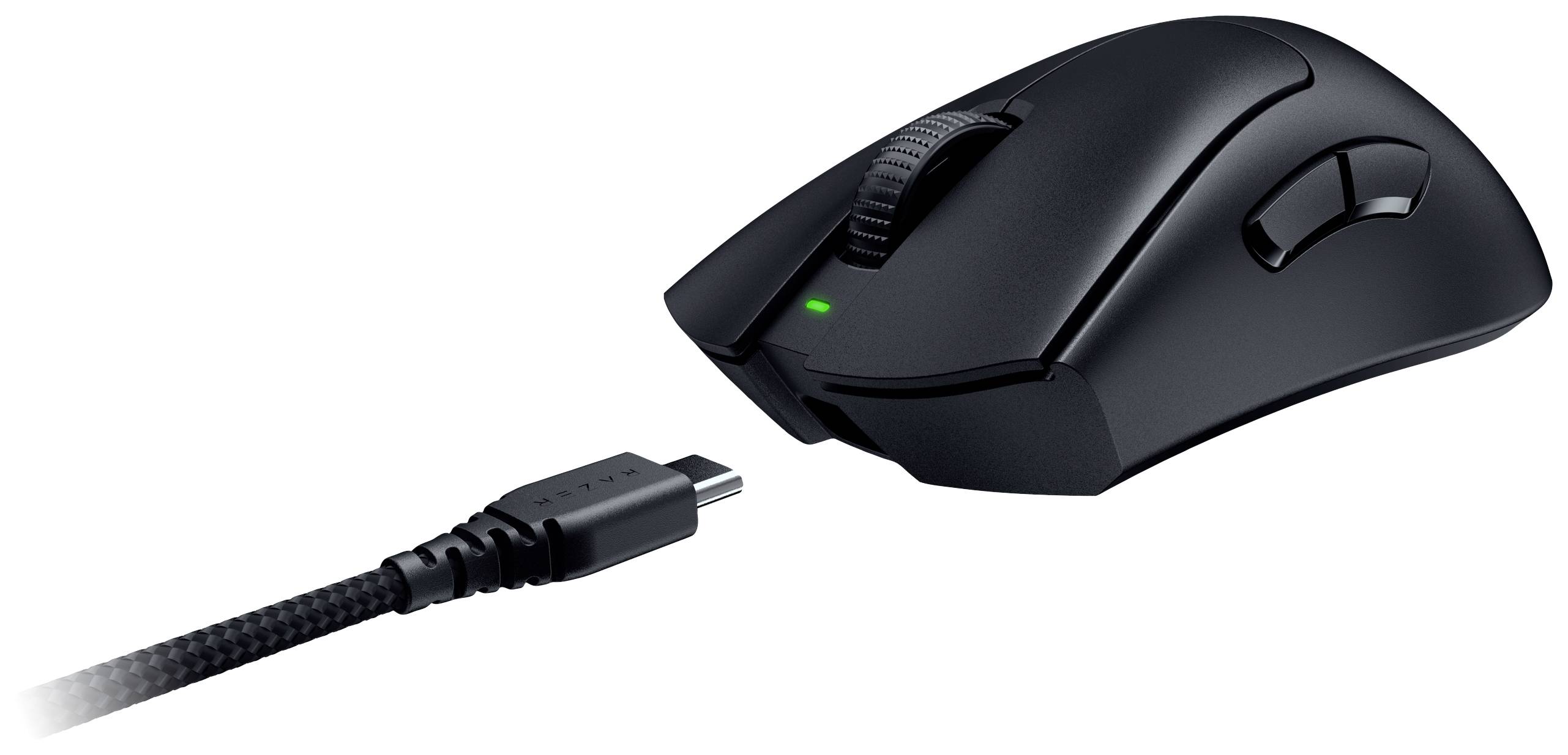 Razer DeathAdder V3 Pro, Droitier, Optique, RF Wireless + USB Type-C, 30000 DPI, Noir-1