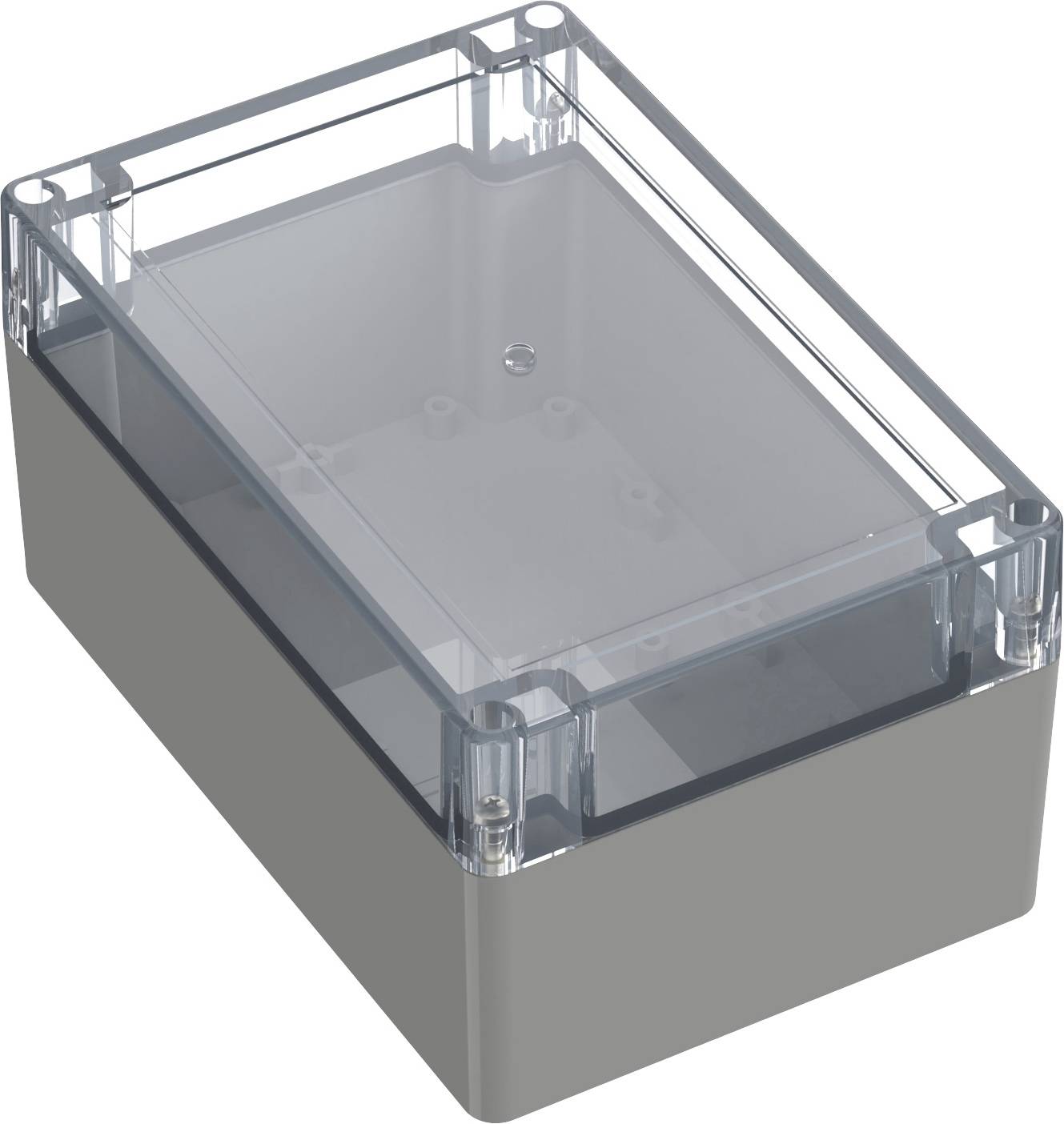 TRU COMPONENTS TC-10860932 Boîtier universel 180 x 120 x 90.30 ABS-PC gris clair 1 pc(s)