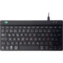 R-GO Tools Compact Break filaire Clavier allemand, QWERTZ noir ergonomique