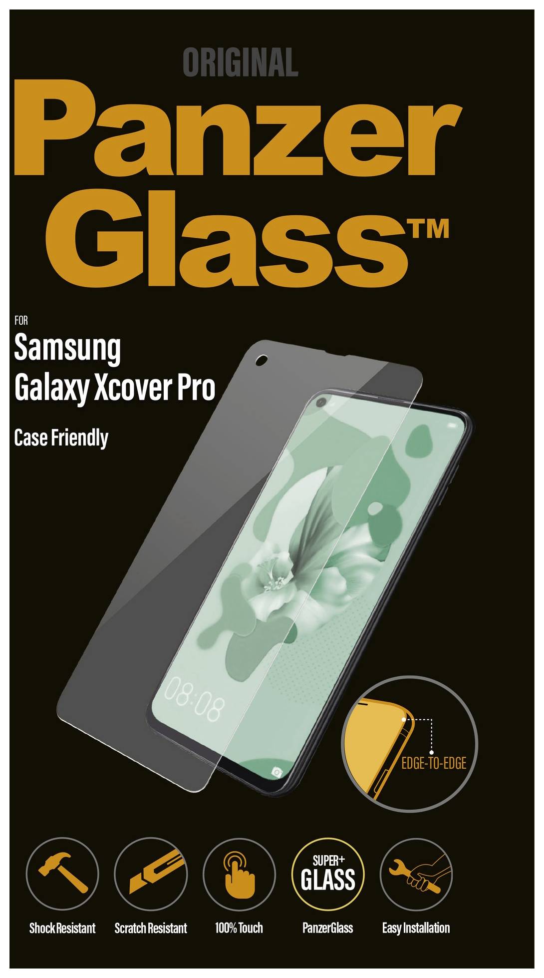 PanzerGlass 7227 Verre de protection d'écran Samsung Galaxy XCover Pro 1 pc(s) anti-traces de doigts, antibactérien 7227