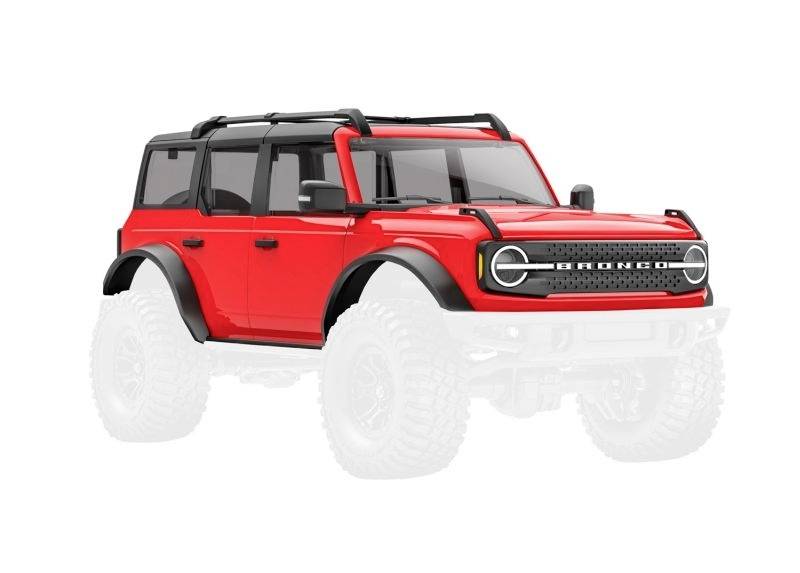 Traxxas TRX-9711-RED Carrosserie Crawler TRX-4M Bronco, rot