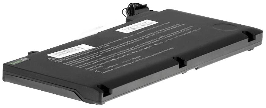Un chargeur rectangulaire noir pour ordinateur portable avec une étiquette sur le dessus contenant des informations sur le produit.