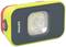 Lampe de poche LED portable de couleur jaune avec bouton marche/arrêt rouge et poignée bleue, portant l'inscription 'Philips'.