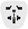 Un adaptateur de voyage universel avec plusieurs compatibilités de prises présente différentes formes de connexions pour une utilisation dans divers pays.