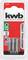 Emballage contenant trois embouts de tournevis Torx T40 en acier industriel, de 25 mm de long, marqués 'High Quality', de kwb Germany.