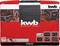 Coffret à outils rouge de 'kwb GERMANY GMBH' comprenant 175 pièces, avec illustrations et contexte technologique.