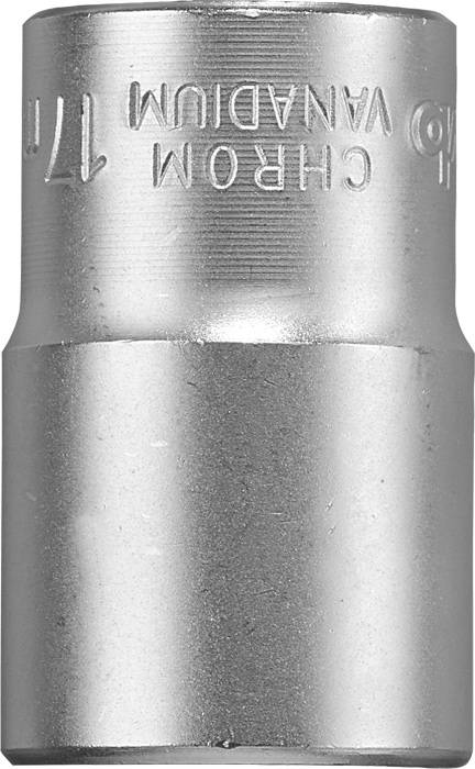 Une noix d'épingle en argent portant l'inscription 'CHROME VANADIUM'.
