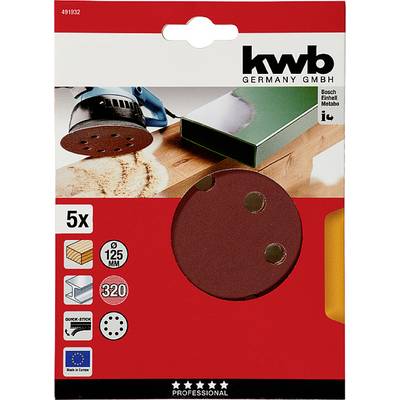 kwb Disque abrasif 125 mm K320