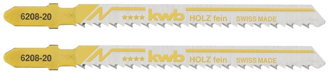 kwb 623030 Lames de scie sauteuse EASY CUT, travail du bois, HCS, tige  universelle, 2 x fines-grossières 2 pc(s) - Conrad Electronic France