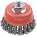 kwb Brosses à dents AGGRESSO-FLEX ®, torsadées, fil d'acier HSS ondulé pour une utilisation avec meuleuse d'angle 719236