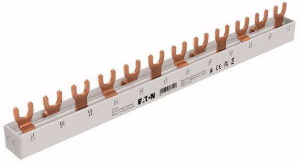 Eaton EP-501069 Fourche EVGK, triphasé, L1 - L2 - L3 Rail de phase gris 63 A 1 pc(s)
