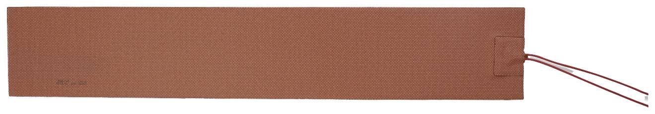 Film chauffant allongé, de couleur brune, destiné à être utilisé dans des systèmes de chauffage infrarouge ou de chauffage au sol.