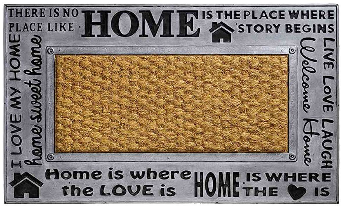 Siena HOME 180-1-441-002 Metal Look Paillasson (L x l) 750 mm x 450 mm