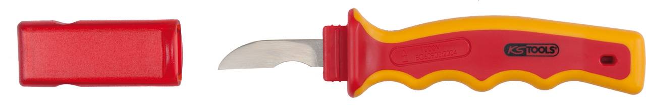 Couteau à dénuder avec isolation de protection, 200 mm KS Tools 117.1329