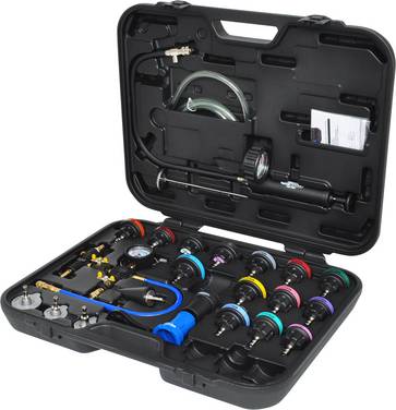 KS Tools 150.1930 Kit de diagnostic Master pour système de refroidissement, 25 pièces