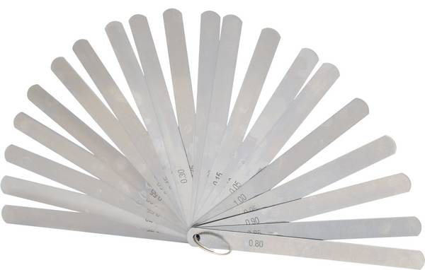 KS Tools 300.0616 Jauge de jeu de piston, 20 feuilles, 0,05-1mm