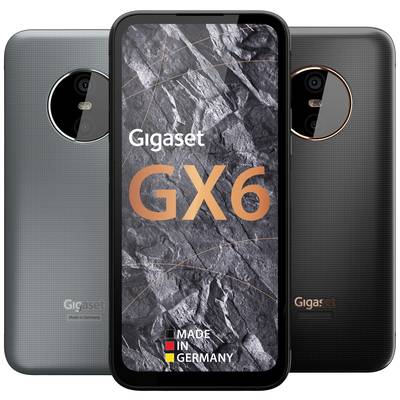 Gigaset GX6 Smartphone 4G Outdoor 128 GB 16.8 cm (6.6 pouces) gris Android™ 12 Triple slot