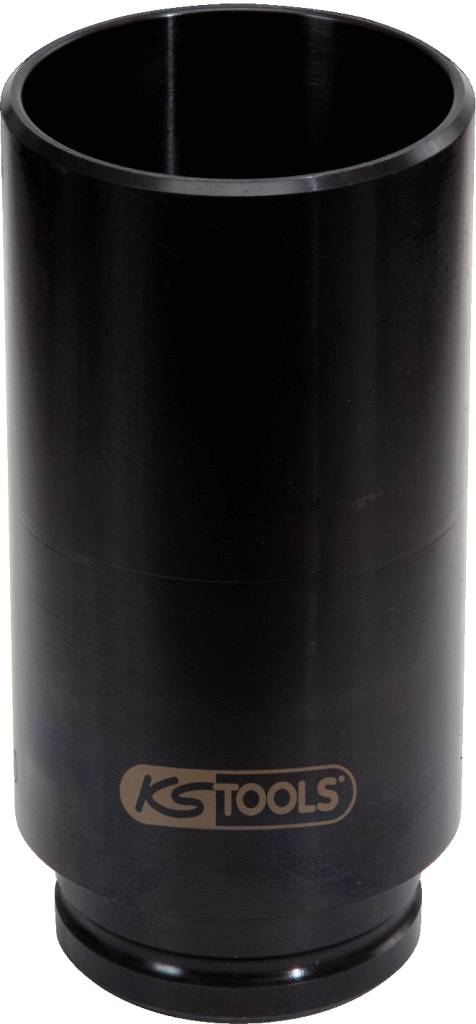 Gaine en plastique noir portant l'inscription 'KS TOOLS'. Forme cylindrique, probablement un accessoire d'outillage.