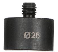 8875 - Tubo rame 1/2'' cromato completo di raccordo filettato 100 mm