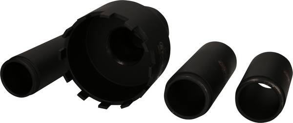 Jeu de clés à écrous à encoches avec 3 tubes de guidage pour Mercedes, Ø 105,5 mm, 4 pièces  KS Tools  460.5420