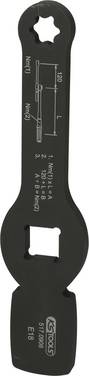 KS Tools 517.0908 Clé Torx à chocs 3/4" avec 2 surfaces de frappe, E18