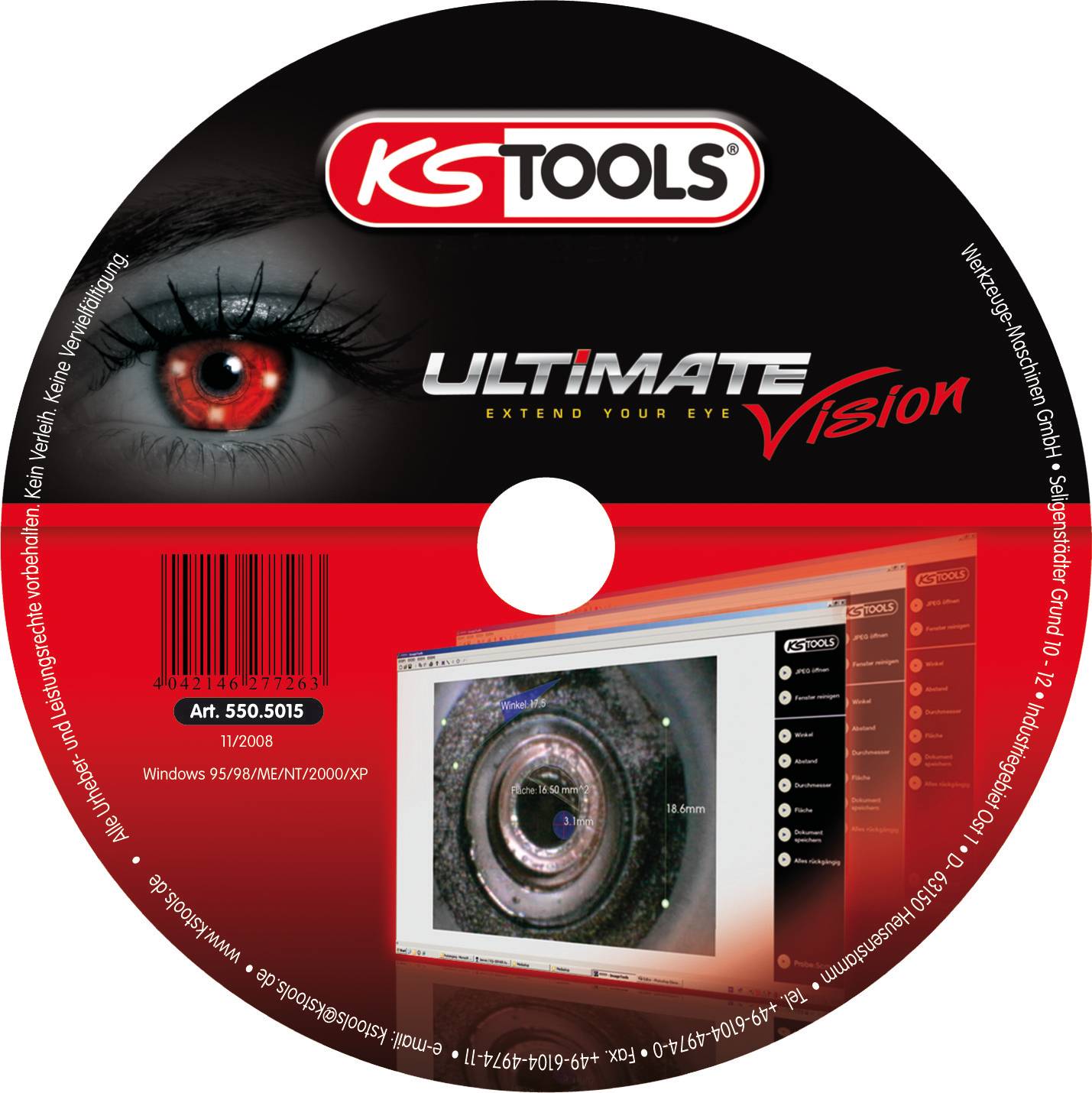 KS Tools 550.5015 Logiciel de mesurage