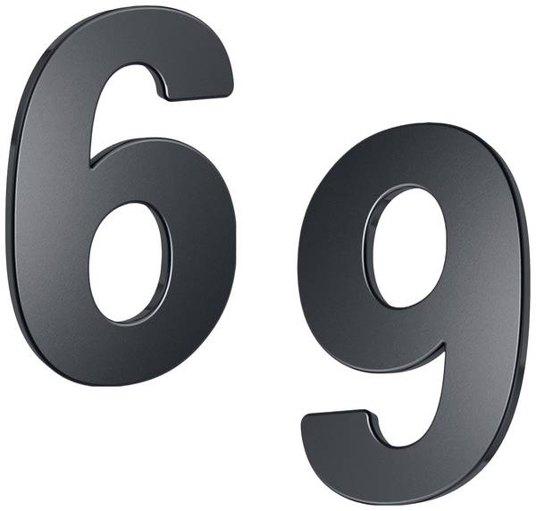 Basi 7300-1006 Plaque de numéro de maison      anthracite