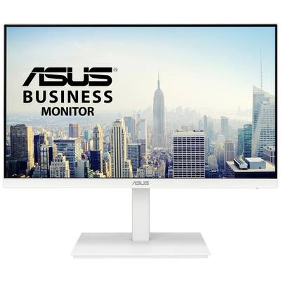 Un moniteur professionnel ASUS affiche la skyline de New York City avec ses gratte-ciels et l'Empire State Building en arrière-plan.