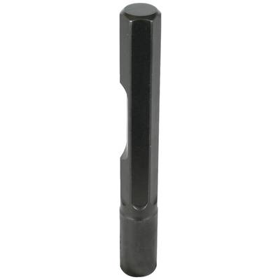 Long outil métallique noir avec un corps cylindrique lisse ; probablement un instrument de précision ou un accessoire de machine.