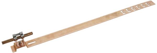 DEHN 206227 DLH UG 8 H20 L475 CU Support de fixation pour faîtières    1 pc(s)