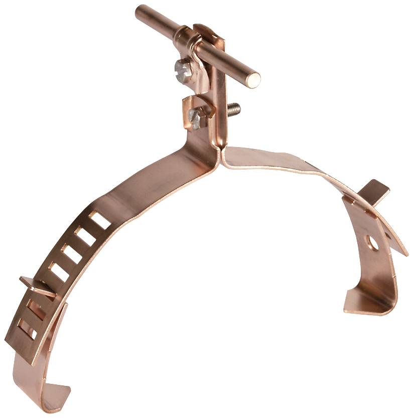 DEHN 202027 DLH DQ 6.10 FG120.240 CU Support de fixation pour faîtières 1 pc(s)